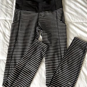 Lululemon Speed tight II Parallel Stripe Black White/Black